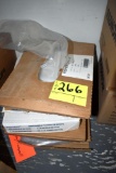 6 Boxes of disposable boot covers, located building 5