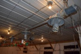 Chore Time overhead line feeder 14 cup system, with electric motors,