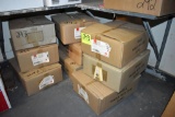 9 boxes of 250watt red incandescent heat light bulbs, used, located building 5