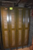 4 compartment metal lockers, located building 5