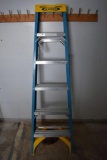 Werner fiberglass 6' step ladder, located building 1