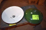 6 Industrial light shades, located building 6