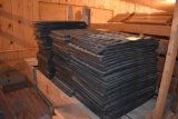 Rubber grading mats large assortment, located building 6