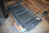 Assortment of wooden framed doors/panels, located building 6