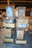 8 Wooden feeders, located building 6