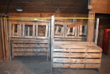 Assortment of 3 bin nesting boxes, approximately 12 boxes, located building 6