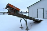 Clay barn cleaner approximately 160' of chain with outside load stand chute with motor,