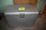 Metal cooler, located building 7