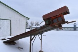 Clay barn cleaner approximately 160' of chain with outside load stand chute with motor,