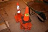 Safety cones, located building 7