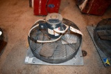 1/4 hp Dayton fan with shutters, located building 7