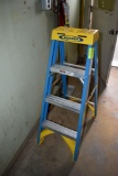 Werner 4' fiberglass step ladder, located building 3