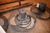 Dayton 1/4 hp fan with cage and mount, located building 7