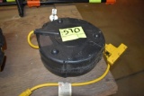 Lumapro model 6YF67 40 cord reel, located building 7
