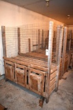 3 = 3 Bin Nesting box 5' long, located building 7