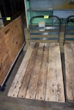 One way warehouse cart 5', located building 8