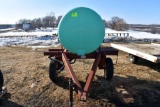 300 Gallon Water Tank on Trailer