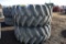 (2) Firestone 800/70R38 Tractor Tires On 12 Bolt