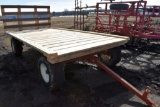 16' Flat Rack On 8 Ton Running Gear