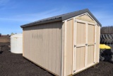 New 8' x 12' Storage Shed, Front Double Door