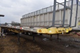 1999 Fontaine Flat Bed Semi Trailer, 53' x 102