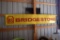 Tin Single Sided Embossed Bridgestone Sign 24