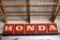 Single Sided Lighted Honda Dealer Sign,5 Piece Sign, Individual Plastic Insert Letters on