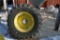 Goodyear 14.9x24 Tire on John Deere Rim 8 Bolt