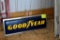 Double Sided Goodyear Tires lighted sign, plastic insert, 36