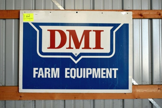 Tin Single Sided DMI Dealer Equipment Sign, 32"x44"x2"