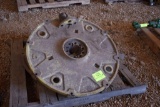 Pair Of John Deere Rear Wheel Castings, for 38