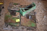 (10) John Deere 30, 40 & 50 Series Suit Case Weights with Weight Bracket, selling 10 x $