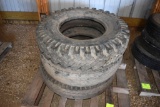 Three 9.00x20 truck tires, no rims, selling all for one money