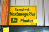 Plastic John Deere MaxEmerge Planter single sided sign, 18