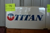 Tin Single Sided Titan sign 9