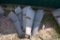 (3) Aeromotor Galvanized Fins 29