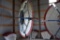 U.S. Wind Engine & Pump Co. Restored Vaneless Windmill Head, Batavia Ill., With Tail Weight,