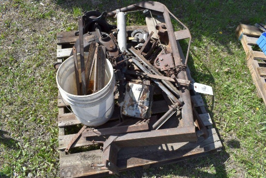Assorted Windmill Parts and Gin Pull
