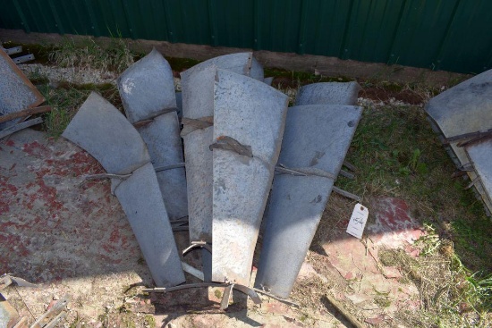 (3) Aeromotor Galvanized Fins 29" Tall, 39" Wide