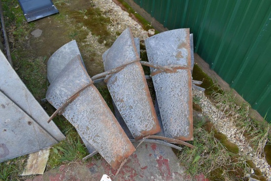 (2) Aeromotor Galvanized Fins 37" Tall, 45" Wide