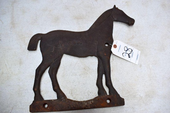 Dempster 58G Cast Horse Windmill Weight, 17"