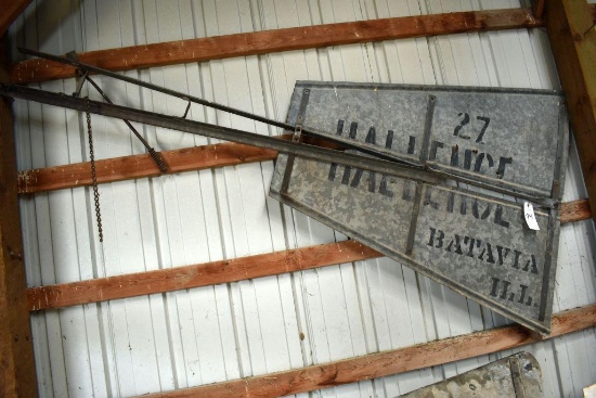 Challence No. 27 From Batavia Ill. Metal Windmill Tail, 91" Long
