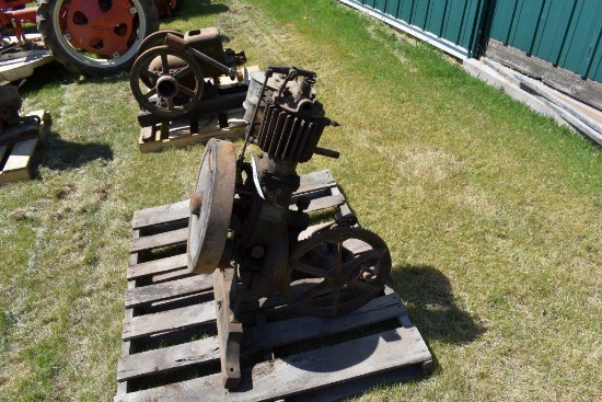 Fuller & Johnson Farm Pump Engine, Single Cylinder, SN: 26756