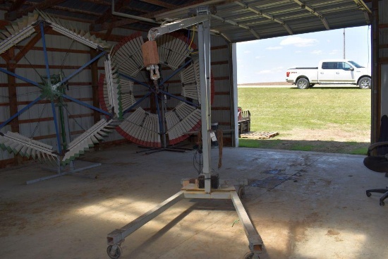 Windmill Head Cherry Picker Jack, Electric 12 Volt Winch
