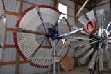 Ozark by Breyer Brothers Whiting & Co. Restored Vaneless Windmill Head, 10' Wooden Fins, Circle