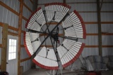 Bobtail Raymond Vaneless Windmill Head, 10' Wheel, Wooden Fins
