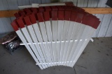 (6) Sections Of Wooden Remanufactured Fins For Pipe Raven Windmill