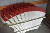 (6) Sections Of Wooden Remanufactured Fins For Elgin Vaneless Windmill