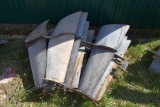 (3) Aeromotor Galvanized Fins 37