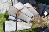 (4) Aeromotor Galvanized Fins 37